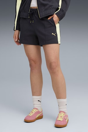 T7 Pintuck 4" Shorts Women, New Navy, extralarge-GBR